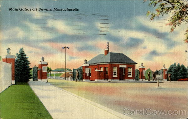 Main Gate Fort Devens Massachusetts