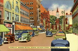 Unitarian Church, Church St. Postcard