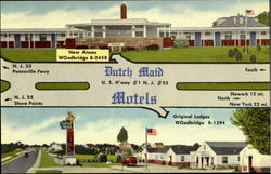 Dutch Maid Motels, Junction Routes 1-25-35 Postcard