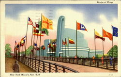 Bridge Of Wings 1939 NY World's Fair Postcard Postcard