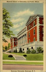 Maxwell School Of Citizenship And Public Affairs, Syracuse University New York Postcard Postcard
