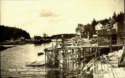 Fishing Village Postcard