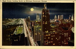 Night Scene Postcard
