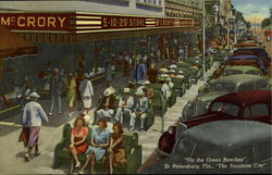 On The Green Benches Postcard