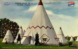 The Wigwam Village Postcard