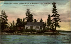 North Island Cottage Greenville, ME Postcard Postcard