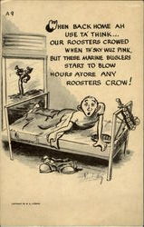 Marine Bugler Postcard