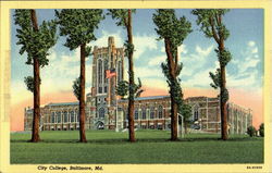City College Baltimore, MD Postcard Postcard