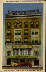 Hotel Pieroni, 7-8 Park Sq Boston, MA Postcard Postcard
