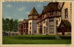 Variety Clubs Will Rogers Hospital Saranac Lake, NY Postcard Postcard