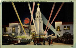 World Premier Carthay Circle Theatre Postcard