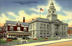 Cumberland County Court House Bridgeton, NJ Postcard Postcard