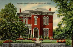 Home Of James Whitcomb Riley Postcard