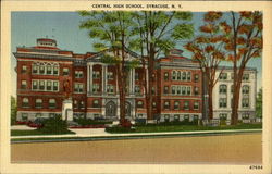 Central High School Postcard