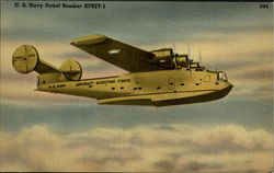 U. S. Navy Patrol Bomber Xpb2Y-1 Postcard
