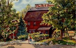 The Red Barn Westport, CT Postcard Postcard