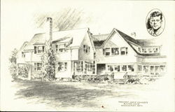 President Kennedy's Summer House Postcard