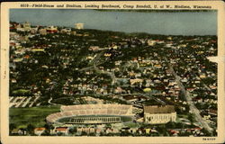 Field House And Stadium Postcard