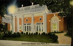 Community Theatre Toms River, NJ Postcard Postcard