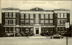 Center School Natick, MA Postcard Postcard