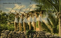 Cupids Of Miami Beach Florida Postcard Postcard
