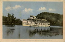 St. Algonquin Muskoka River Postcard