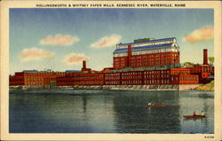 Hollingsworth & Whitney Paper Mills Postcard