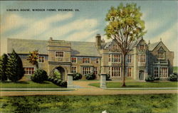 Virginia House, Windsor Farms Richmond, VA Postcard Postcard