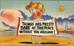 Things are pretty bare at this place without you around! Postcard