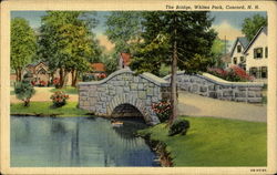 The Bridge, White Park Concord, NH Postcard Postcard
