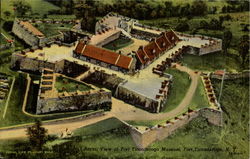 Aerial View Of Fort Ticonderoga Museum Aerial View Of Fort Ticonderoga Museum