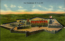 Fort Ticonderoga New York Postcard Postcard