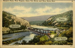 Harper's Ferry Harpers Ferry, WV Postcard Postcard