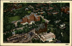 View From The Air Of Veterans Administration Hospital Postcard