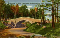 Arch Bridge At Bubble Pond, Acadia National Park Arch Bridge At Bubble Pond, Acadia National Park