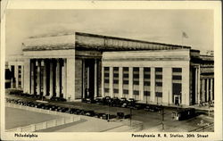 Pennsylvania R. R. Station, 30th Street Postcard