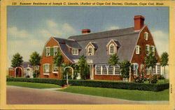 Summer Residence Of Joseph C. Lincoln Chatham, MA Postcard Postcard