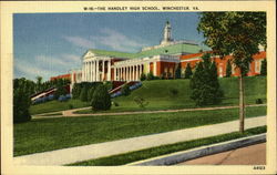 The Handley High School Winchester, VA Postcard Postcard