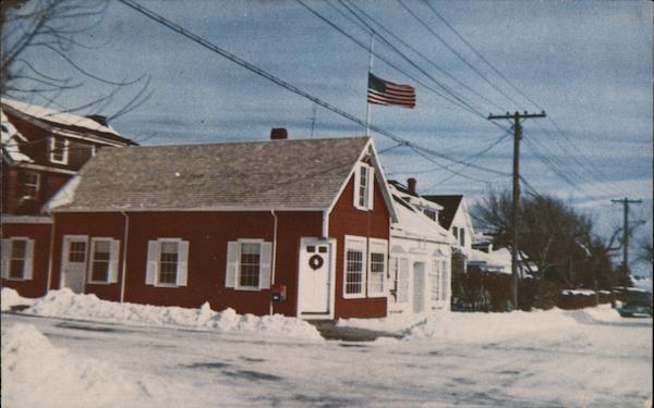 The Little Red Post Office Hyannis Port Massachusetts