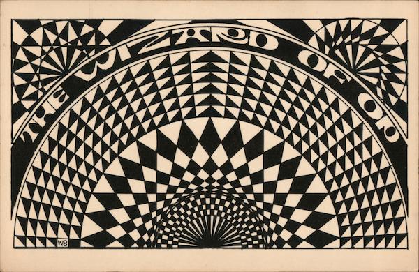 Sketch from Ed Emberley's Wizard of Op Modern