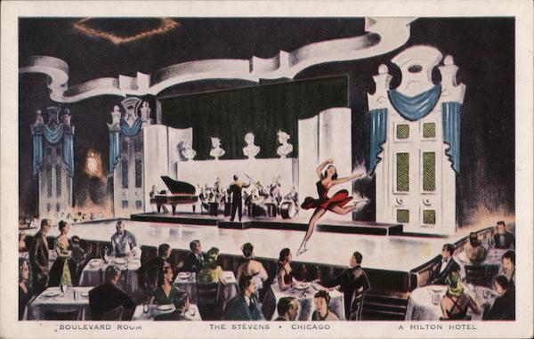 Boulevard Room - The Stevens - Hilton Hotel Chicago Illinois