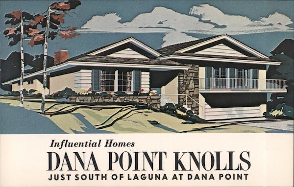 Dana Point Knolls Influential Homes Just South of Laguna at Dana Point California