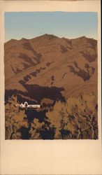 Along the Malibu California - Original Serigraph Postcard
