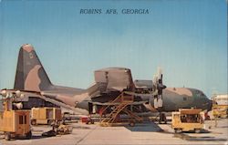 Aircraft Maintenance at Robins Air Force Base, Georgia Postcard