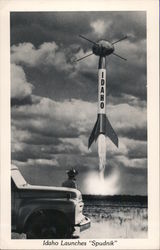 Idaho Launces "Spudnik" Postcard