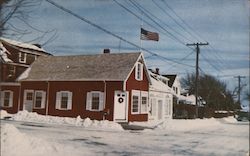 The "Little Red Post Office" Hyannis Port, MA Postcard Postcard Postcard