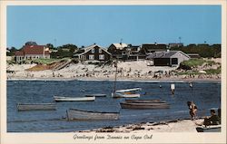 Greetings from Dennis on Cape Cod Postcard