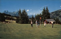 View of Saanenland Golf Course Postcard