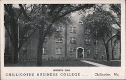 Minerva Hall, Chillicothe Business College Postcard
