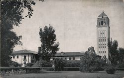 Looking West at the Silent Unity Building and Unit Tower at Unity School of Christianity Lee's Summit, MO Postcard Postcard Postcard